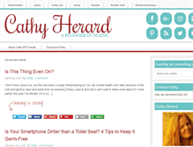 Tablet Screenshot of cathyherard.com